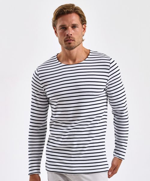 Men’s Marinière coastal long sleeve tee