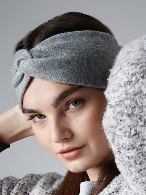 Twist knit headband