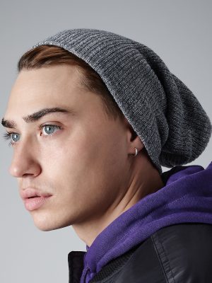 Heavy gauge slouch beanie