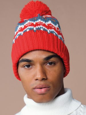 Retro ski beanie