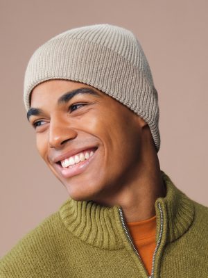 Dip-dye beanie