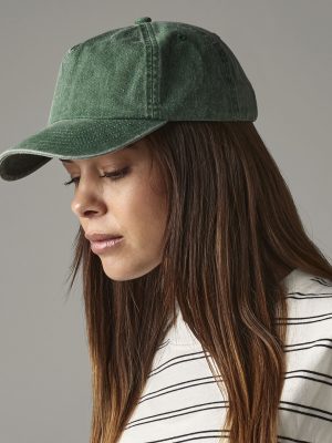 Relaxed 5-panel vintage cap
