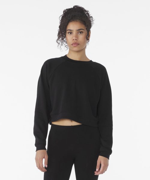 Women’s raglan pullover fleece