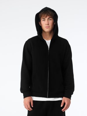Unisex heavy full-zip hoodie