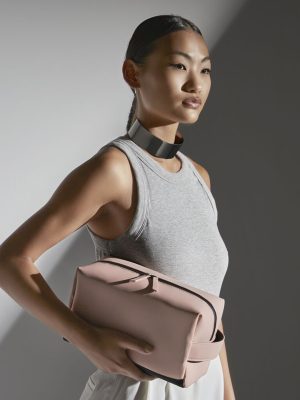 Matte PU toiletry/accessory case
