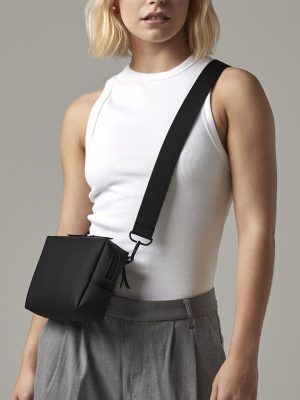Matte PU cross-body bag