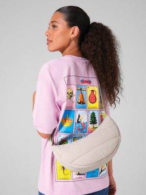 Quilted cross-body bag