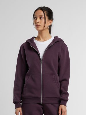 Women’s fluffy zip hoodie