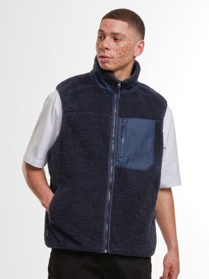 Bonded sherpa vest