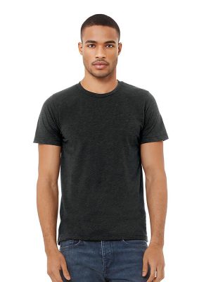 Unisex triblend crew neck t-shirt