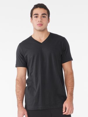 Unisex Jersey v-neck t-shirt