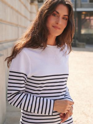 Long sleeve Breton striped T
