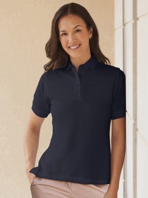 Women’s classic cotton piqué polo shirt