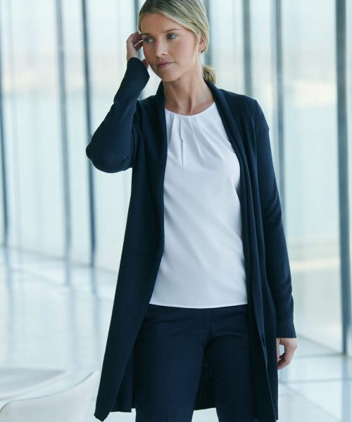 Women’s longline open cardigan