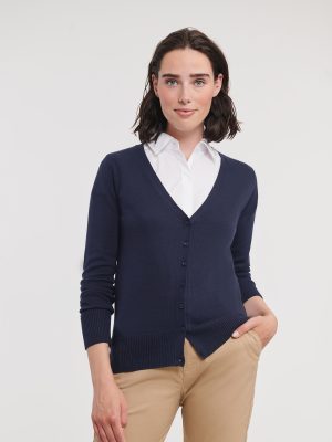 Women’s v-neck knitted cardigan