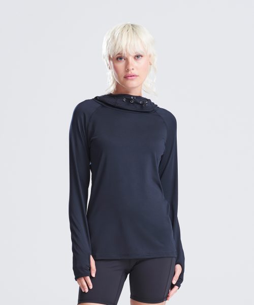 Women’s cool cowl neck top