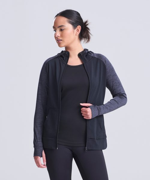 Women’s cool contrast zoodie