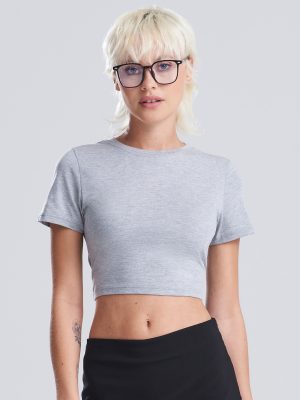 Women’s triblend cropped T