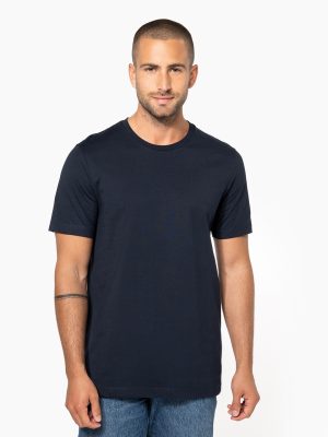 Short-sleeved crew neck T-shirt