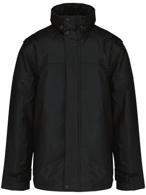 Detachable-sleeved blouson jacket