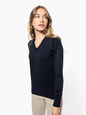 Ladies’ V-neck jumper