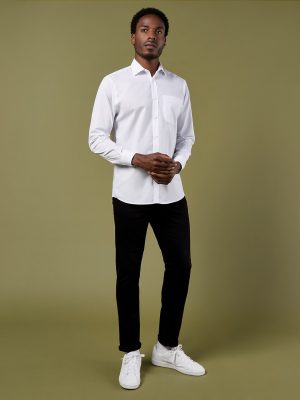 Poplin shirt long-sleeved (tailored fit)