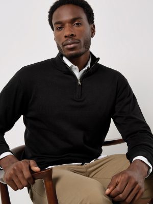 Regular fit Arundel 1/4-zip sweater