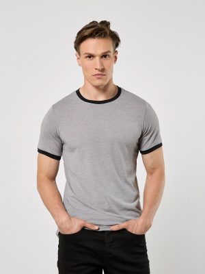 Fashion fit ringer tee