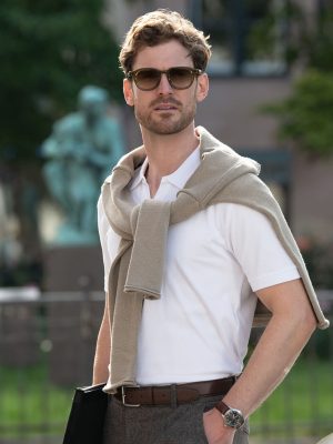 Harvard v-neck – stretch deluxe polo
