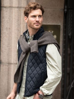 Camden – diamond quilted gilet