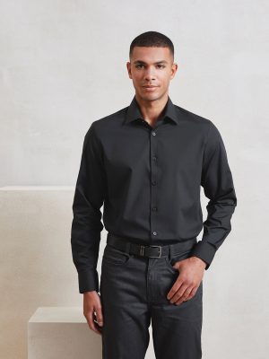Long sleeve ‘Recyclight’ poplin shirt