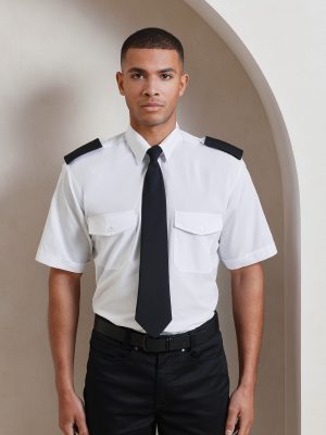 Short sleeve pilot shirt