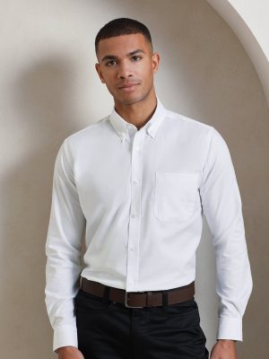 Signature Oxford long sleeve shirt