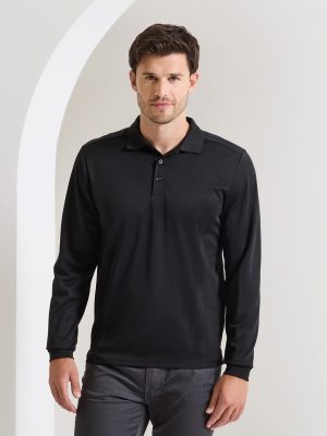 Long sleeve Coolchecker® piqué polo