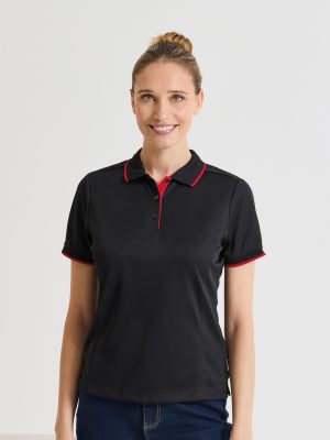 Women’s contrast Coolchecker® polo