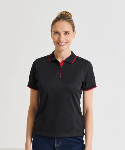 Women’s contrast Coolchecker® polo