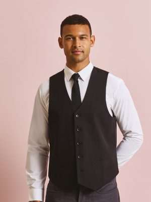 Lined polyester waistcoat