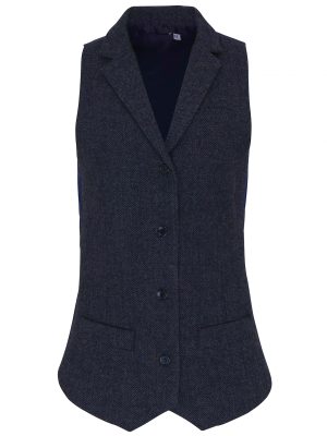 Women’s herringbone waistcoat