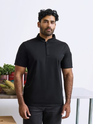 Essential Coolchecker® short sleeve chef’s shirt