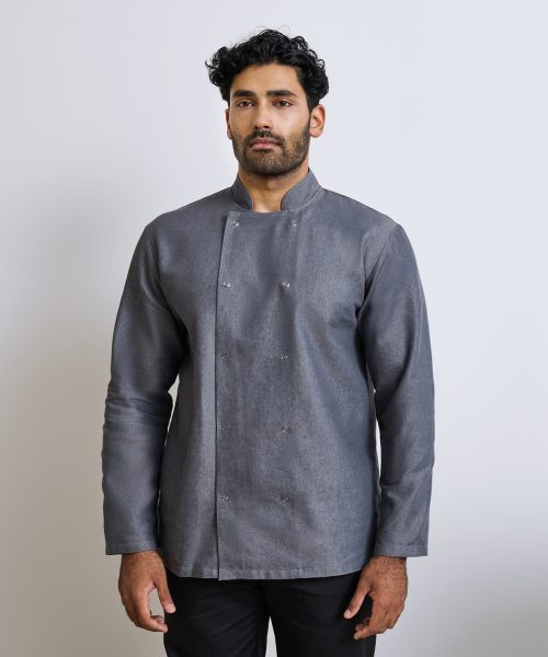 Denim chef’s jacket