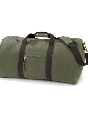 Vintage canvas holdall
