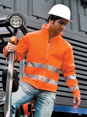 High-viz softshell jacket