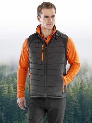 Compass padded softshell gilet