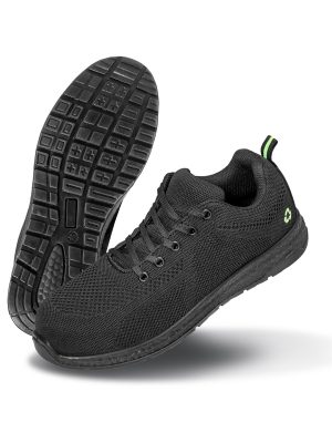 Recycled safety trainers