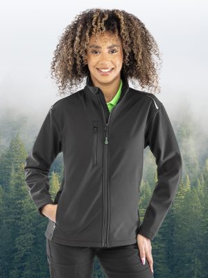 Women’s recycled 3-layer printable softshell jacket