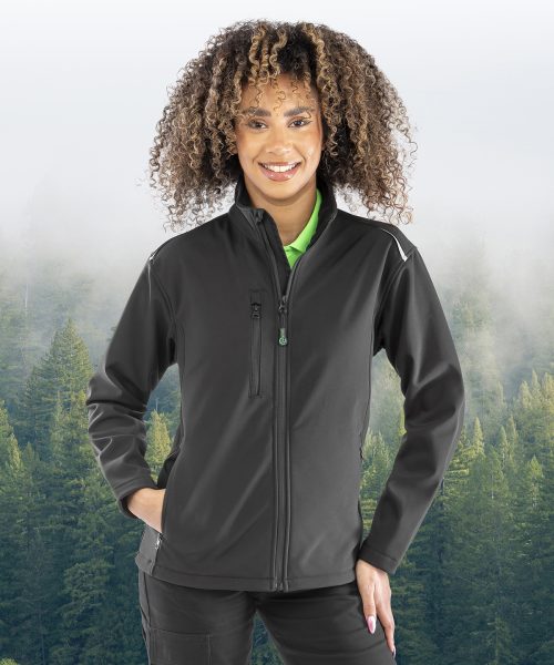 Women’s recycled 3-layer printable softshell jacket