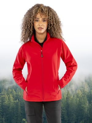 Women’s recycled 2-layer printable softshell jacket