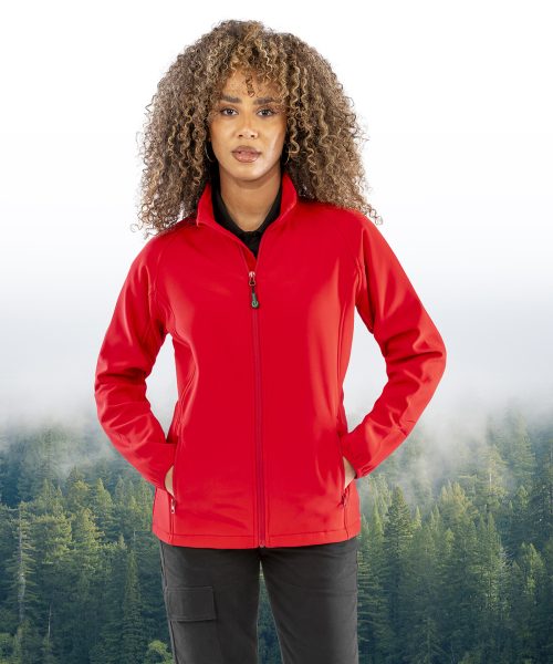 Women’s recycled 2-layer printable softshell jacket