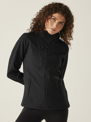 Women’s venturer 3-layer hooded softshell jacket