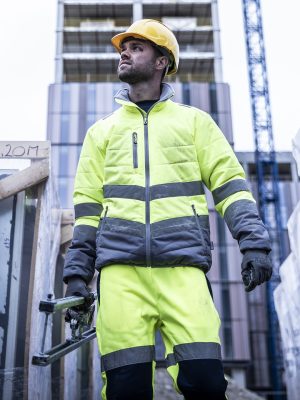 Hi-vis two-tone thermal jacket